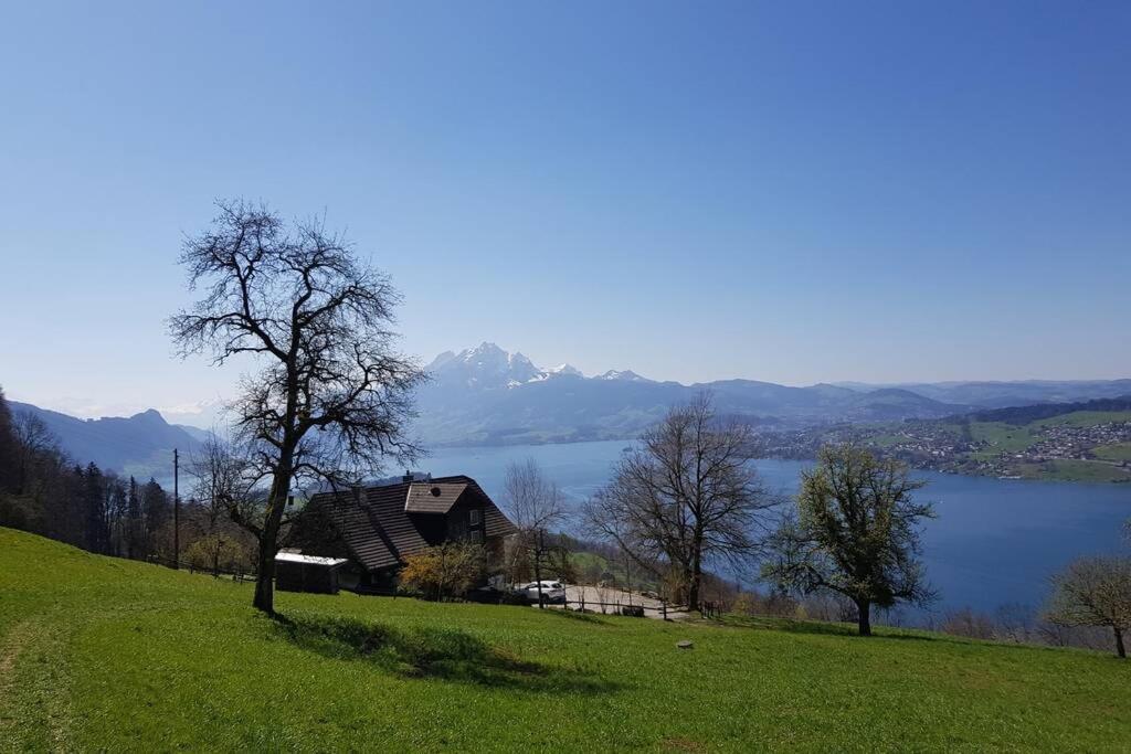 Bauernhaus Mit Charme, Traumaussicht Und Sauna Веггис Экстерьер фото